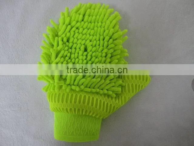 Microfiber Chenille Cleaning fabric car care mitt