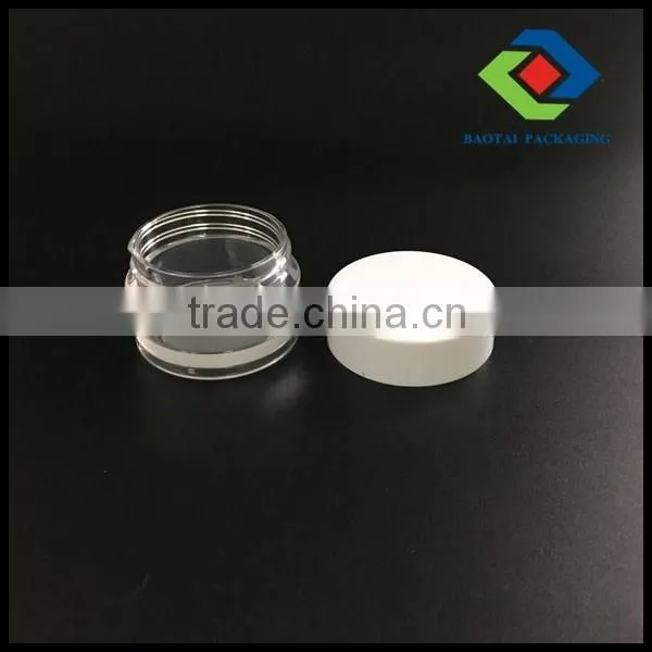 Cosmetic packaging Single wall PETG cream jar