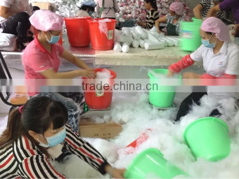 polyester fiber fill for stuffed toy pillow and cushion