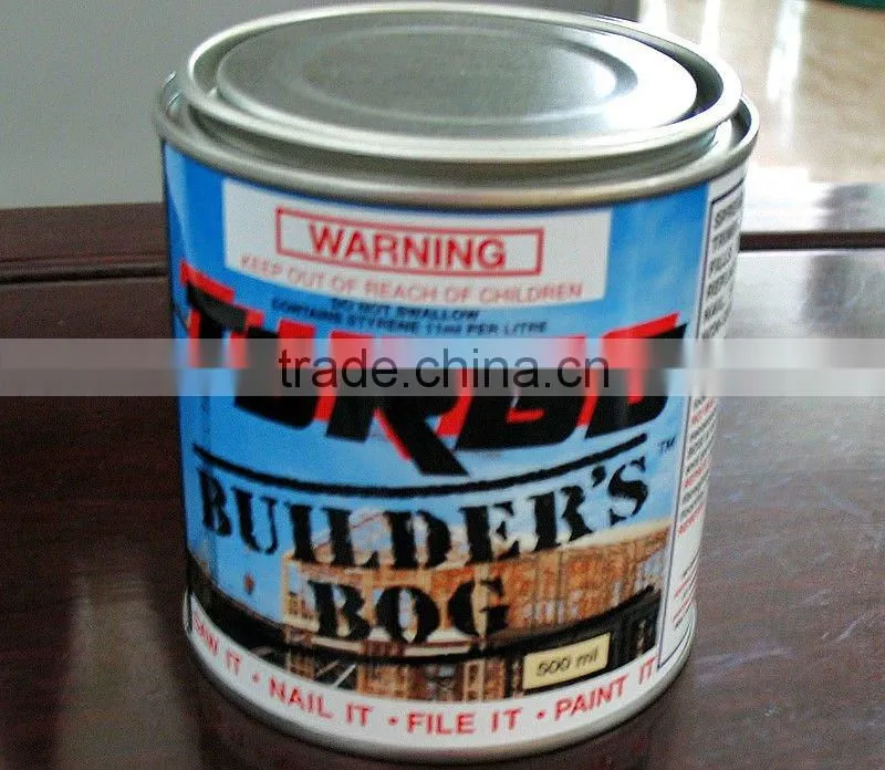 500ml round metal chemical can