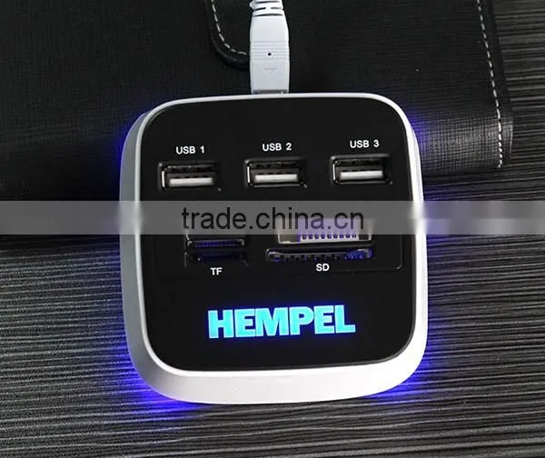 Electric Gift OEM Hub Combo Card Reader Support MS,M2,SD/MMC,TF