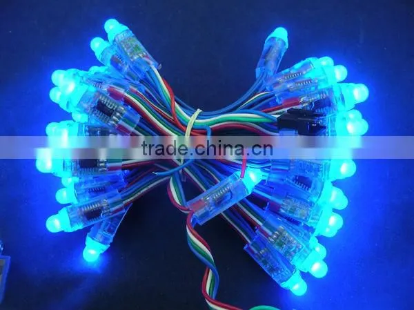 12mm led pixel light ws2801/RGB led pixel waterproof ws2801 strings