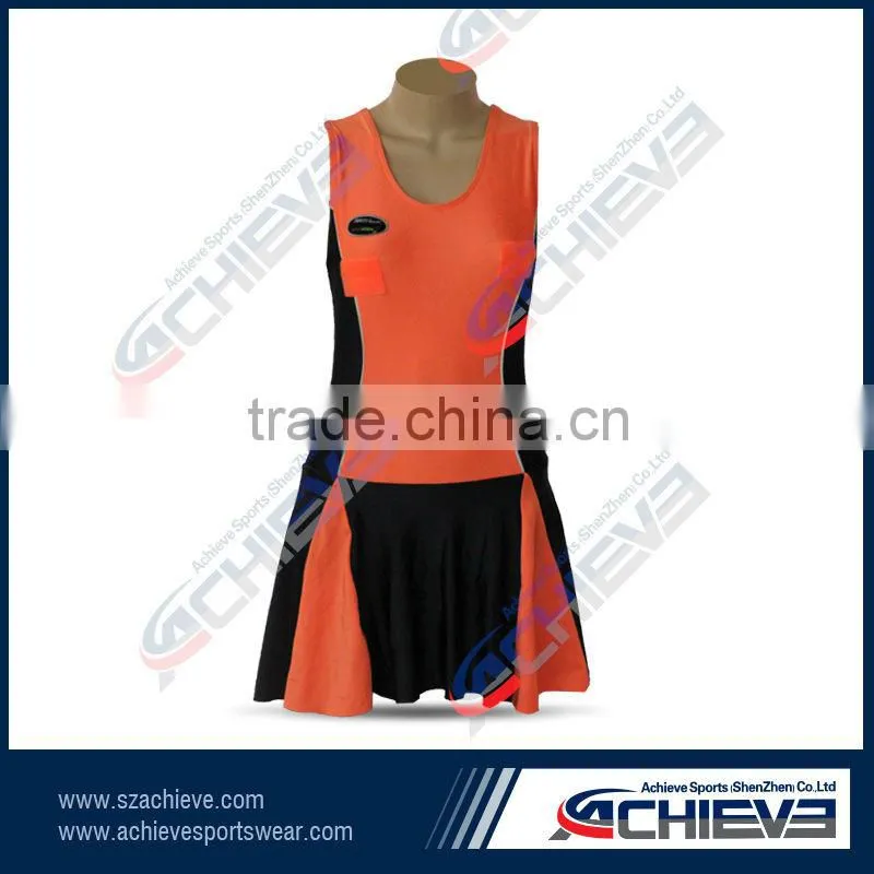 Sports wear customized netball skirt