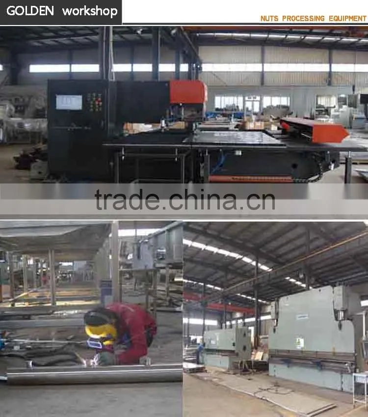 Professional Nut Equipment Peanut Roasting Blanching Line