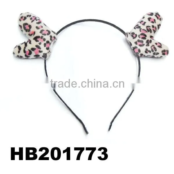black animal reindeer antler metal headband for kids