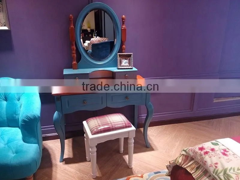 European style dresser suite dressing table dressing chiair dressing mirror
