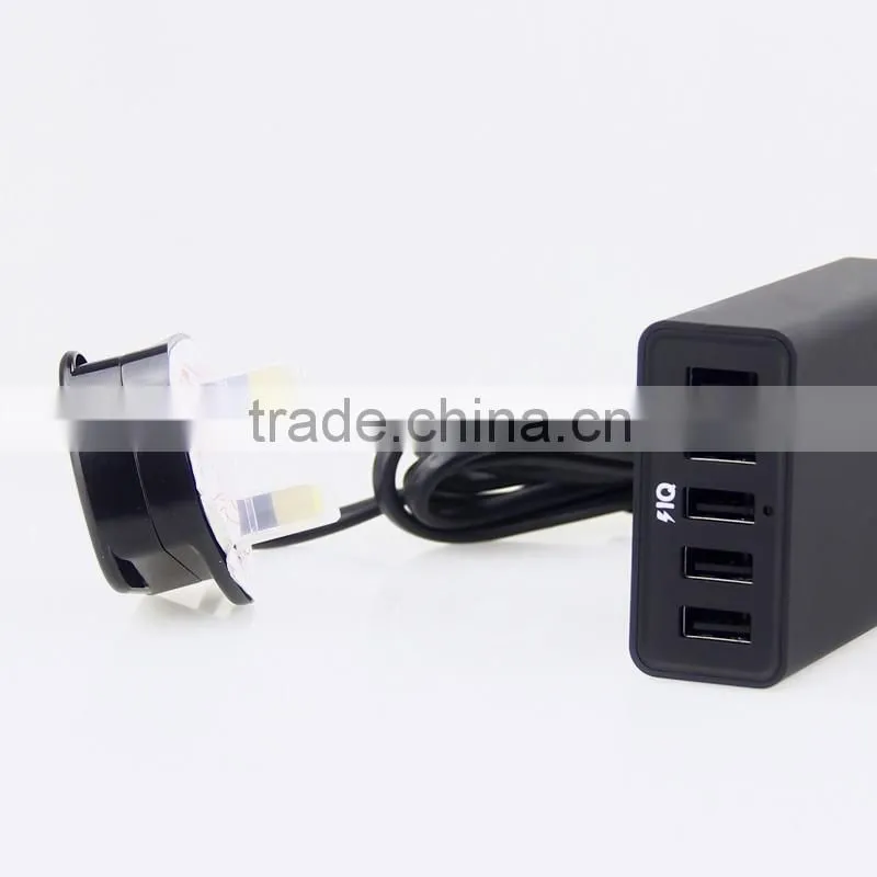 many models QC3.0 Smart usb wall chargers 4 ports usb chargers for travelling