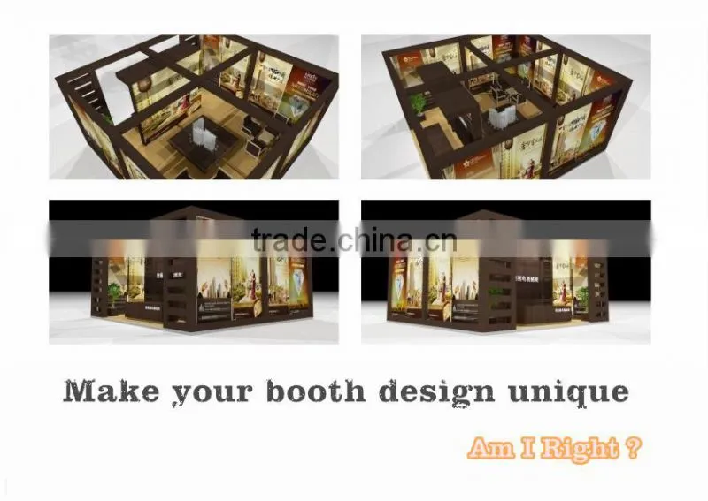 2015 new CHINA Modular Booth Display 3m*3m Exhibition Stand Booth Stand