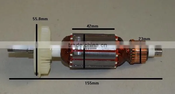 High-grade motor rotor stator winding