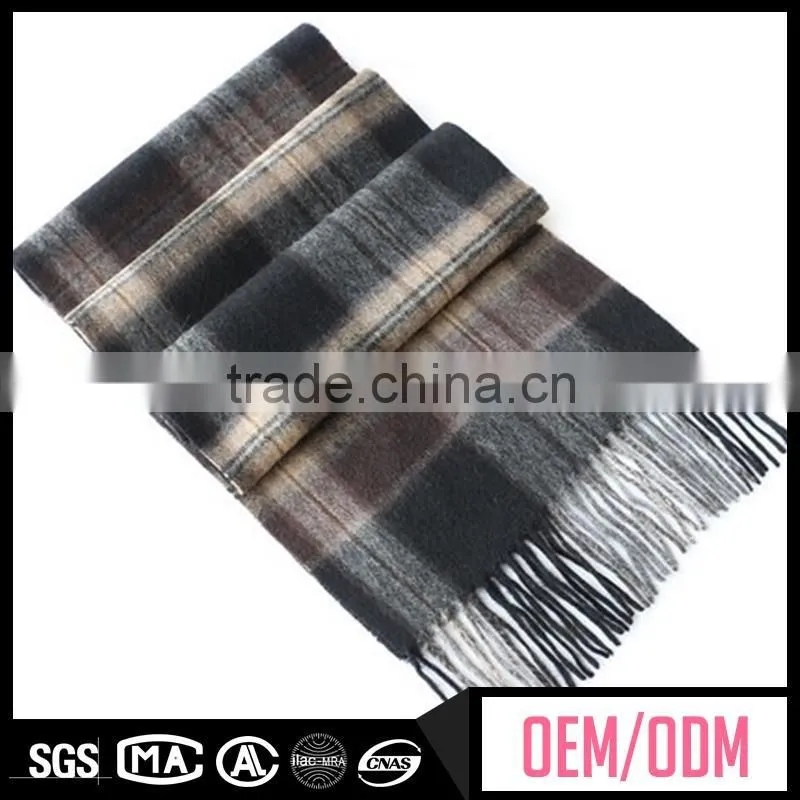 Wholesale elegant scarf, plain color wool scarf, neck scarf knitting pattern