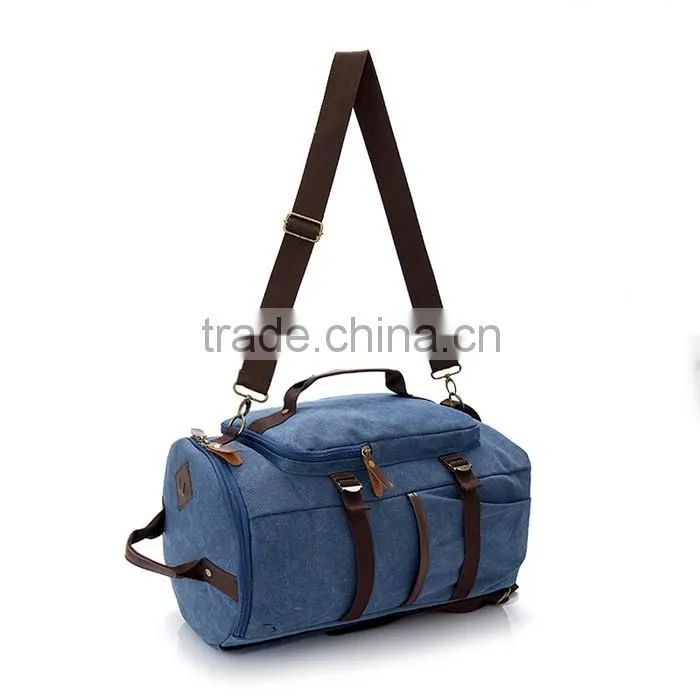 Large Capacity Daily Backpack for Men Travel Hiking Canvas Backpack Bag