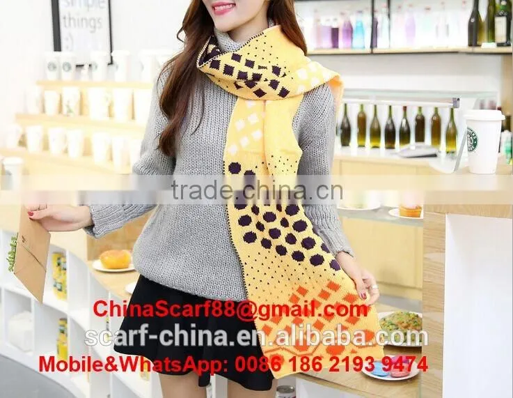 Wholesale dot wool scarf