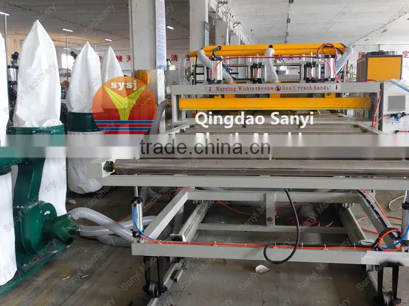 wood plastic composite board making machine