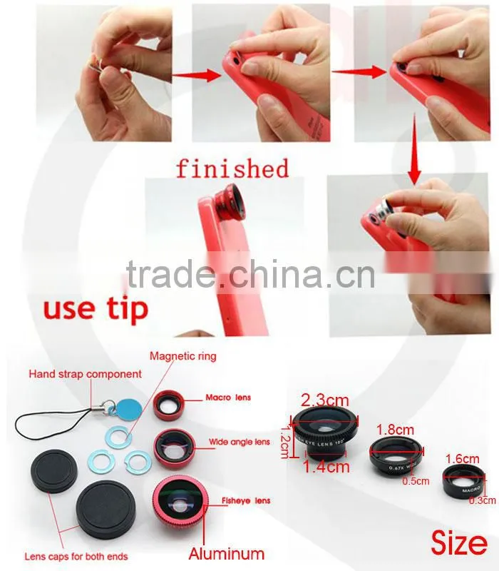 fisheye lens for iphone/smartphone fisheye magnet lens