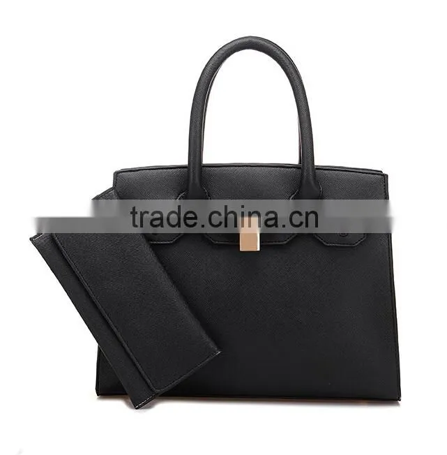 New arrival PU/leather lady tote bag handbag