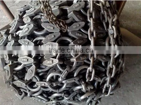 Car snow chain possess TUV/GS and ON V5117 certificate