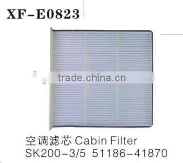excavator cabin filter for SK200-3 SK200-5