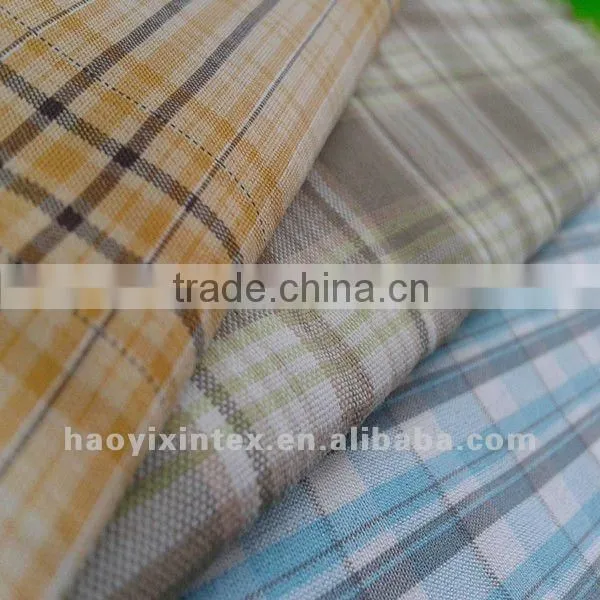 100% Nylon Yarn Dyed Fabric Plaid Fabric