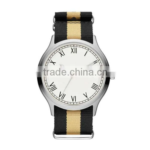 hot sport active quartz nato nylon strap watch water resistant