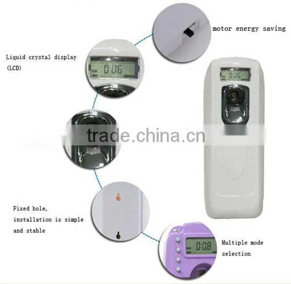 2013 ABS aire freshener dispenser,LCD aerosol dispenser for you home DP2301