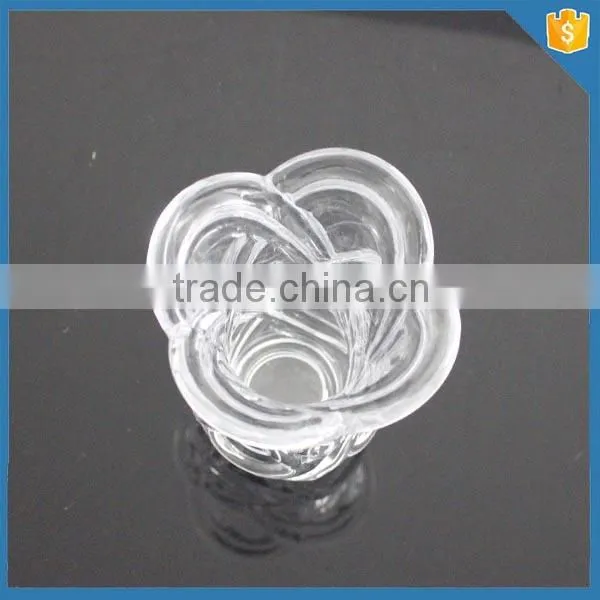 Different shaped glass vase for home decoration