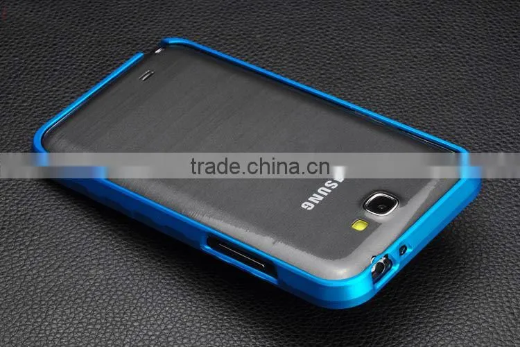metallic aluminum bumper Case For Samsung galaxy note 2