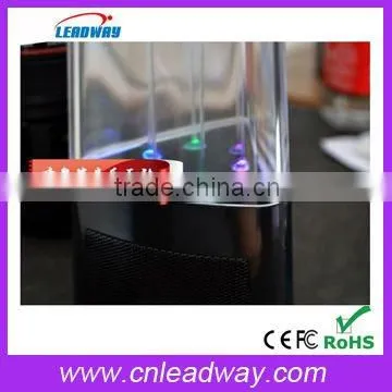 LED light fountain music box stereo MP3 portable speaker with LED and radio for Christmas Promotional Gift