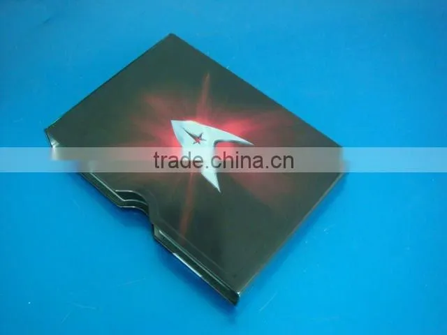 Rectangular metal CD sets packaging tin case