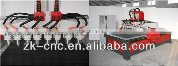 Multi Head CNC Router 1300*2500mm ZK-1325-8