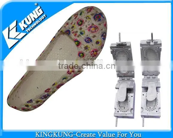 2015 Newest and high quality single color PVC airblowing mould/1mould 1 foot