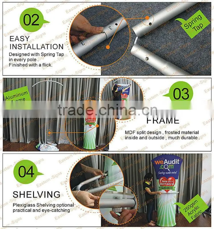 Acrylic Fabric Exhibition Tension Fabric Counter