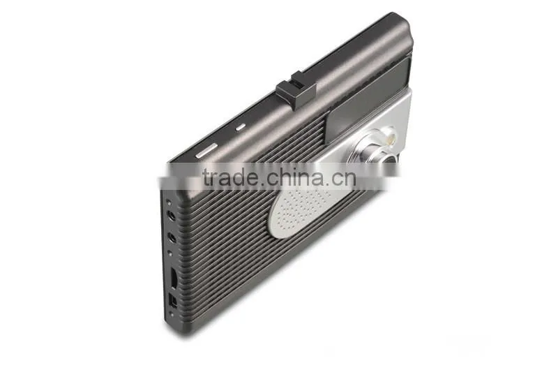 5.0 inch car DVR + Android 4.4 +3 cameras + dual recording + radar detector + GPS navigation + Wifi access