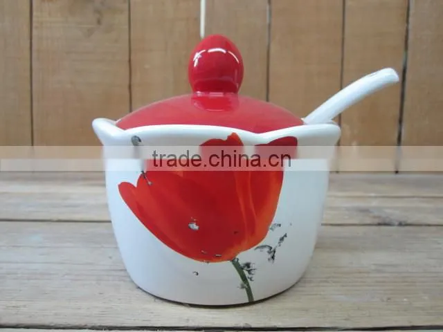DFC Customizable Ceramic Butter Dish / Bread Plate with Cover