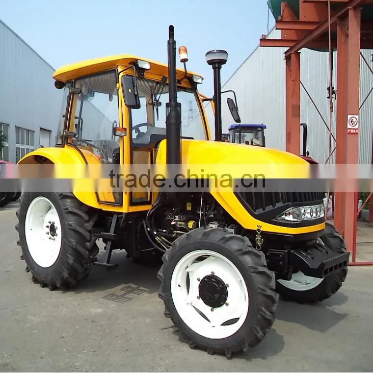 Africa hot selling DQ804B 80HP 4WD wheel farm tractor with Cabin