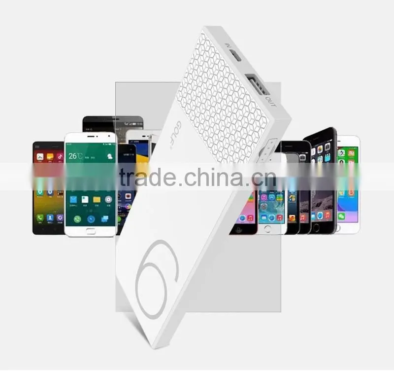 GOLF HIVE Honeycomb Series Power Bank 3000mAh / 5000 mAh / 6000 mAh Universal Charger Portable External Battery Powerbank
