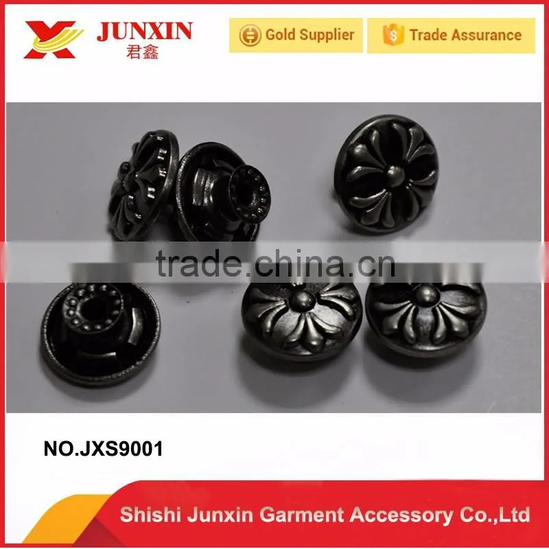 High quality custom denim jean buttons