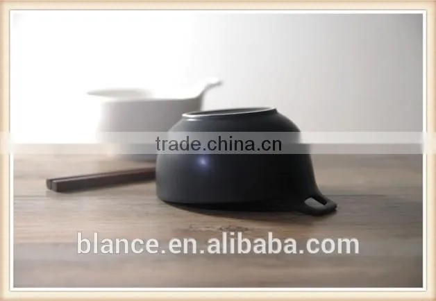 colorful ceramic soup bowl