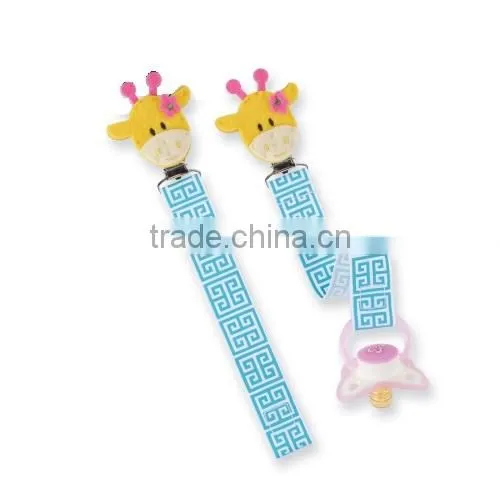 pacifier chain clips , baby pacifier clip , metal pacifier clip