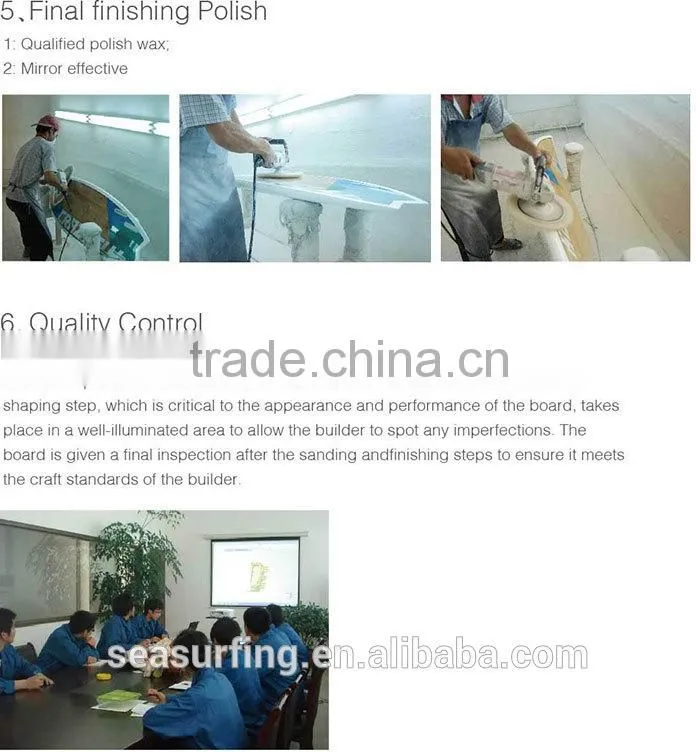 2016 High quality colorful fiberglass surfboard/EPS SURFBOARD/eps surfboard blank sale