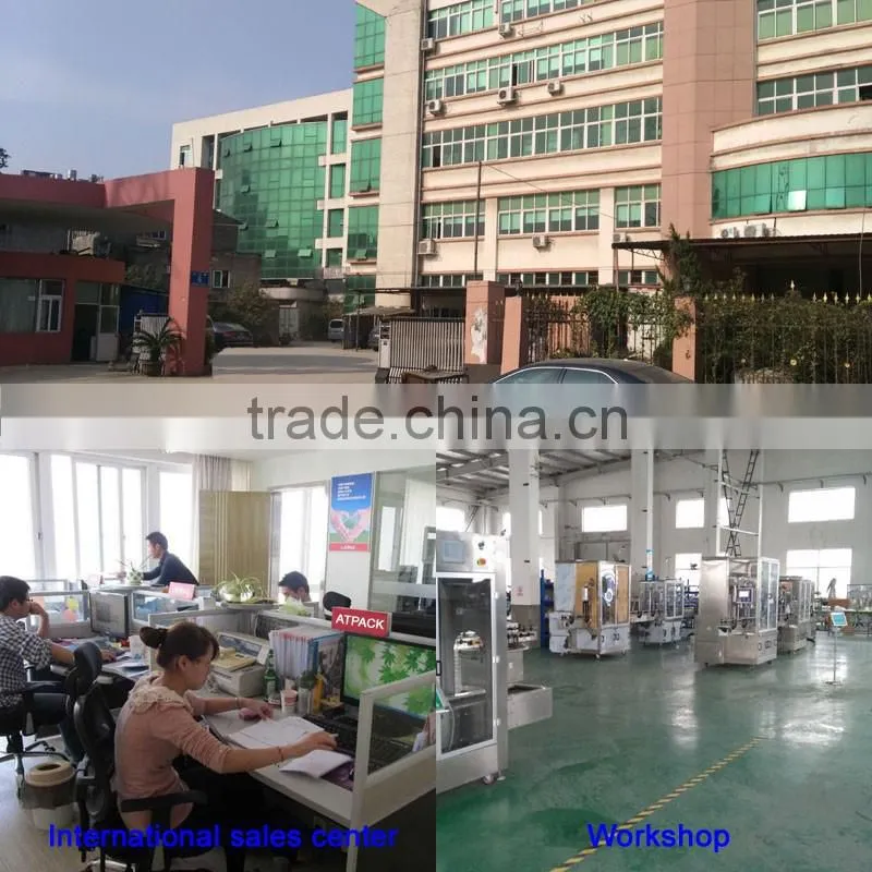 Hand sanitizer pre-made pouch filling and sealing machine