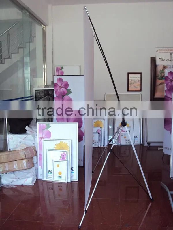 Big Korea X banner stand (aluminum pole)