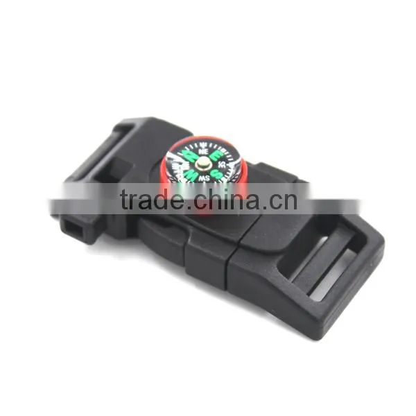 fire starter buckle with compass