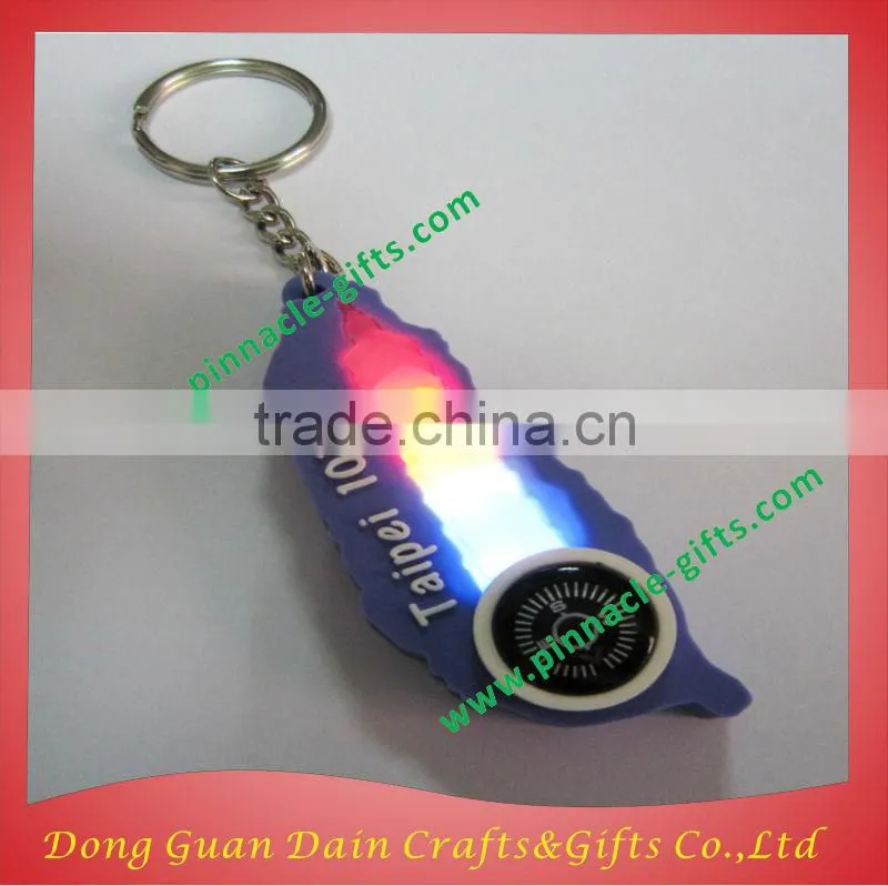 2017 new customized designs 3D soft pvc keychains