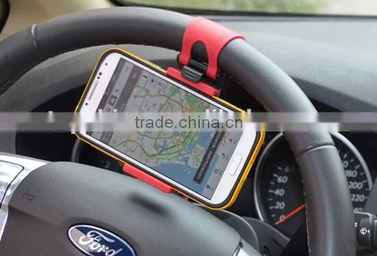 2015 Hot Products Universal Car Steering Wheel Mount phone holder