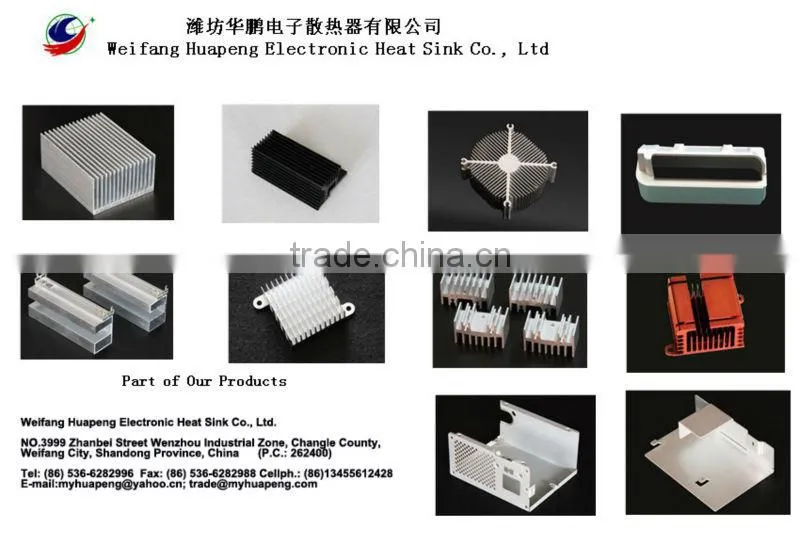 Aluminum heat sink profile