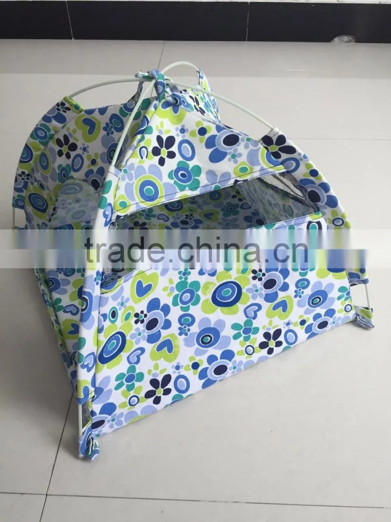 Small Pet Living House Cat Sleeping Tent Pop up Pet Tent