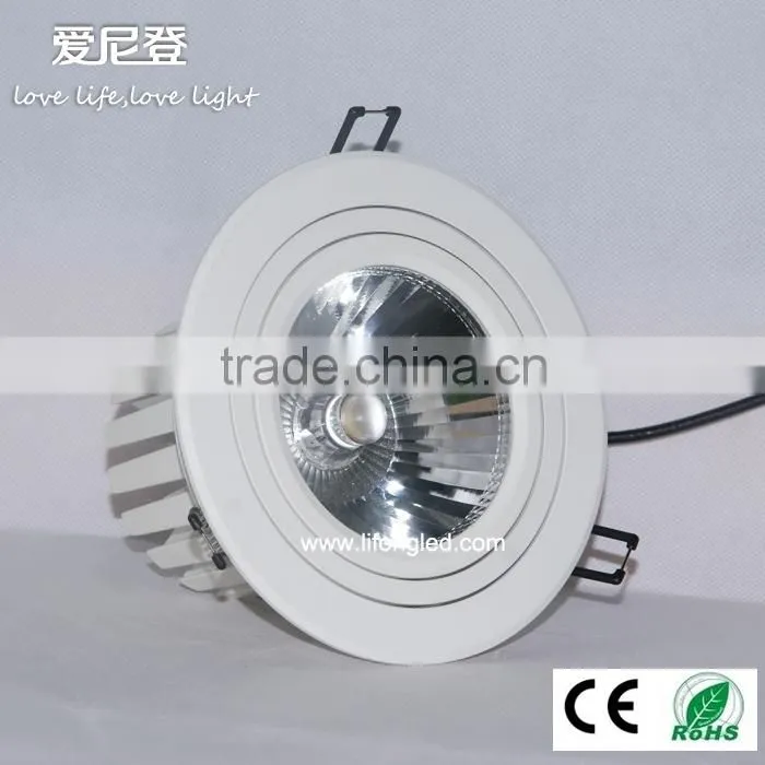 25W Led COB ceiling downlight,Can replace Philips metal halide lamp,pure white