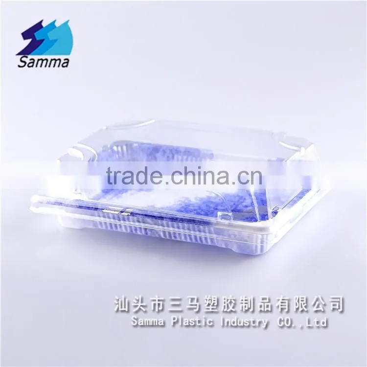 SM1-1103GA food box,plastic food box,food container,BOPS food packaging tray
