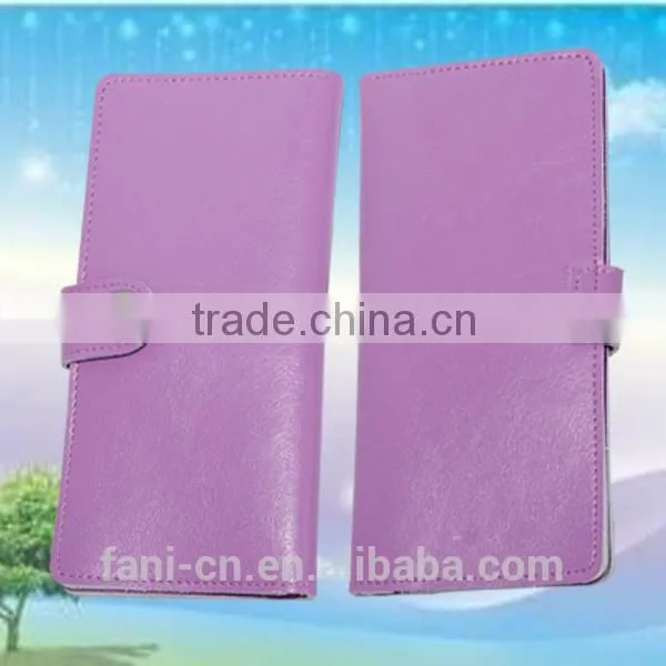 2015 new arrival and latest design ladies leather clutch purse with many colors choosing