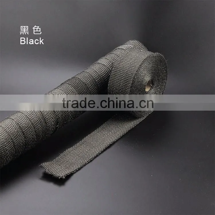Heat Motocycle Car Exhaust Thermo Turbo Wrap Tape 2" X 5M/10m Fireproof Cloth Roll Black 1022C Car Insulation